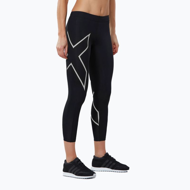 Women's training leggings 2XU Core Compression 7/8 black WA4174B 3