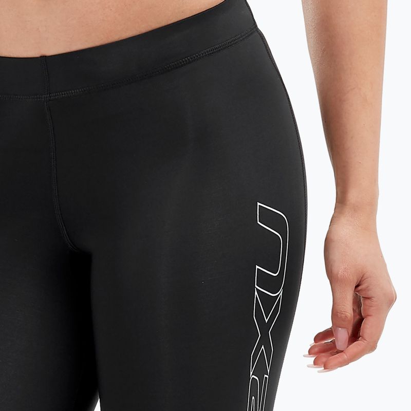 Women's training leggings 2XU Core Compression 3/4 black WA4175B 5