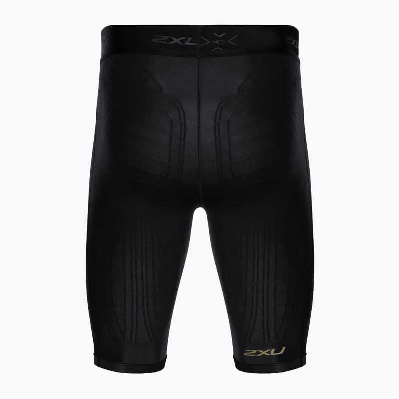 Men's 2XU Force Compression training shorts black MA5366B 6