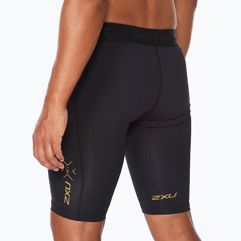 Men's 2XU Force Compression training shorts black MA5366B 4