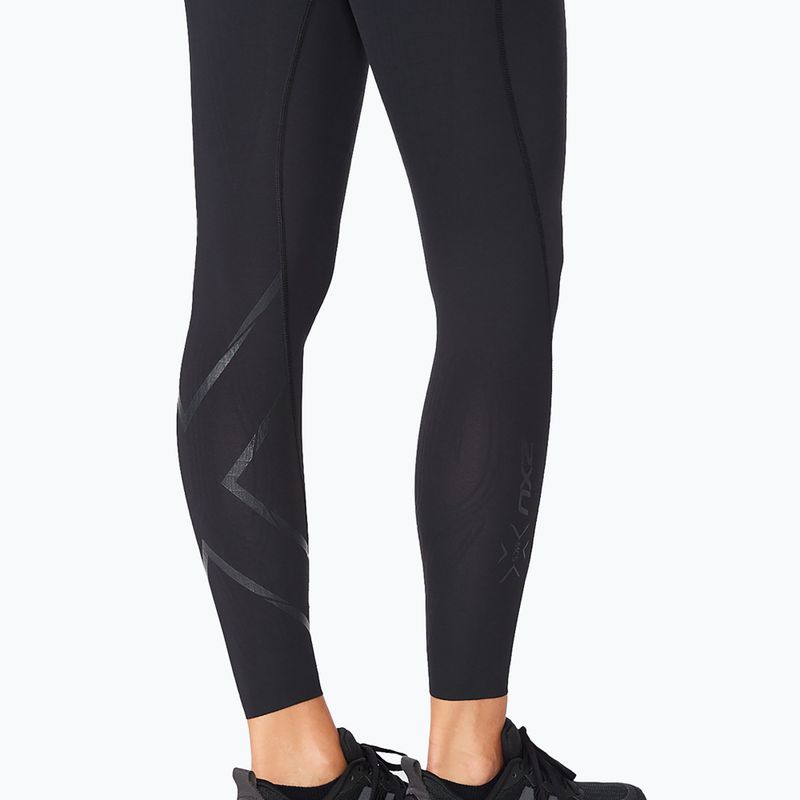 Women's training leggings 2XU Force Mid-Rise Compression black WA5367B 10