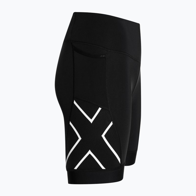 Women's triathlon shorts 2XU Core Tri black/white 5