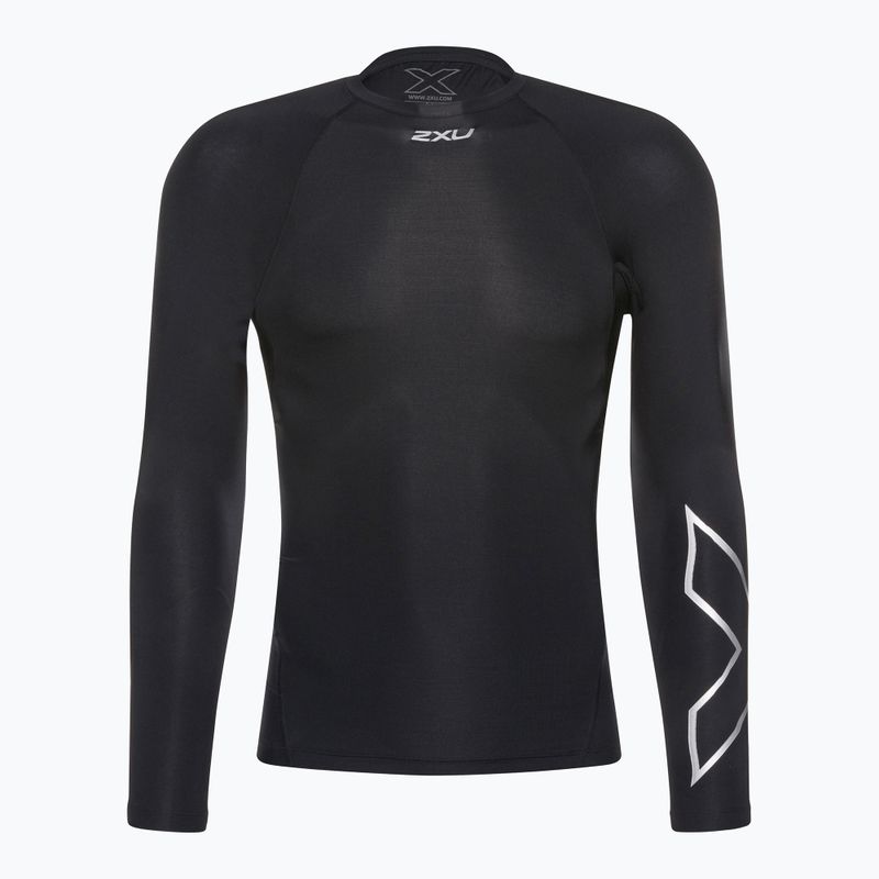 Men's training longsleeve 2XU Core Compression black MA6398A 4