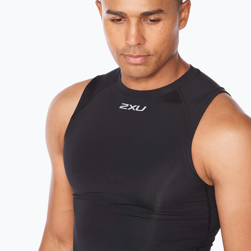 Men's training tank top 2XU Core Compression black MA6400A 3