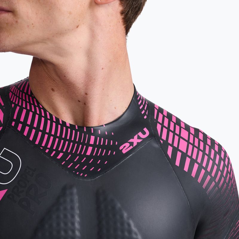 Men's 2XU Propel PRO 3 mm black/punk pink triathlon wetsuit 6