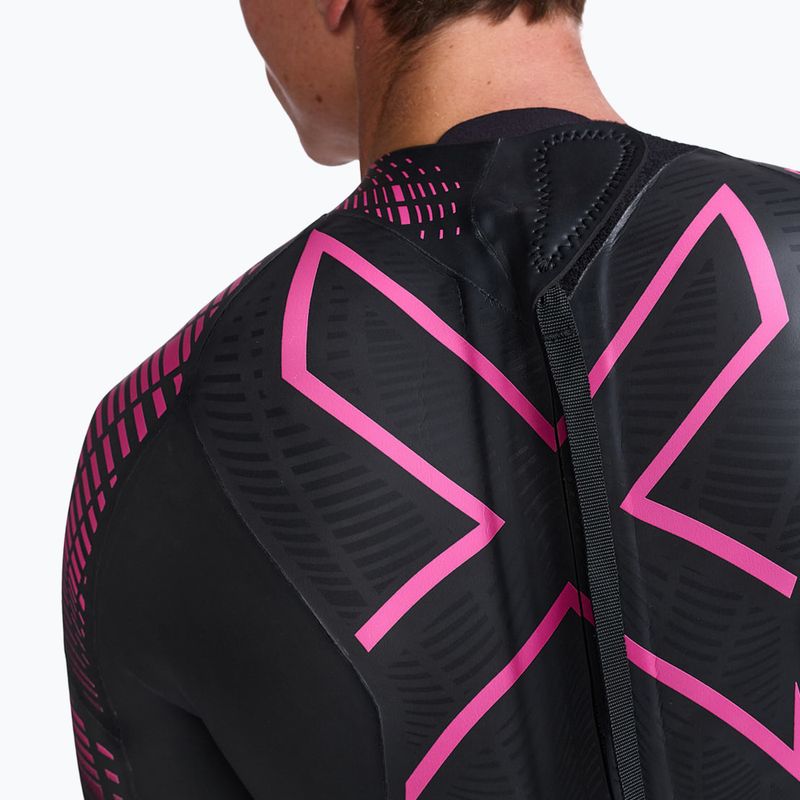 Men's 2XU Propel PRO 3 mm black/punk pink triathlon wetsuit 10
