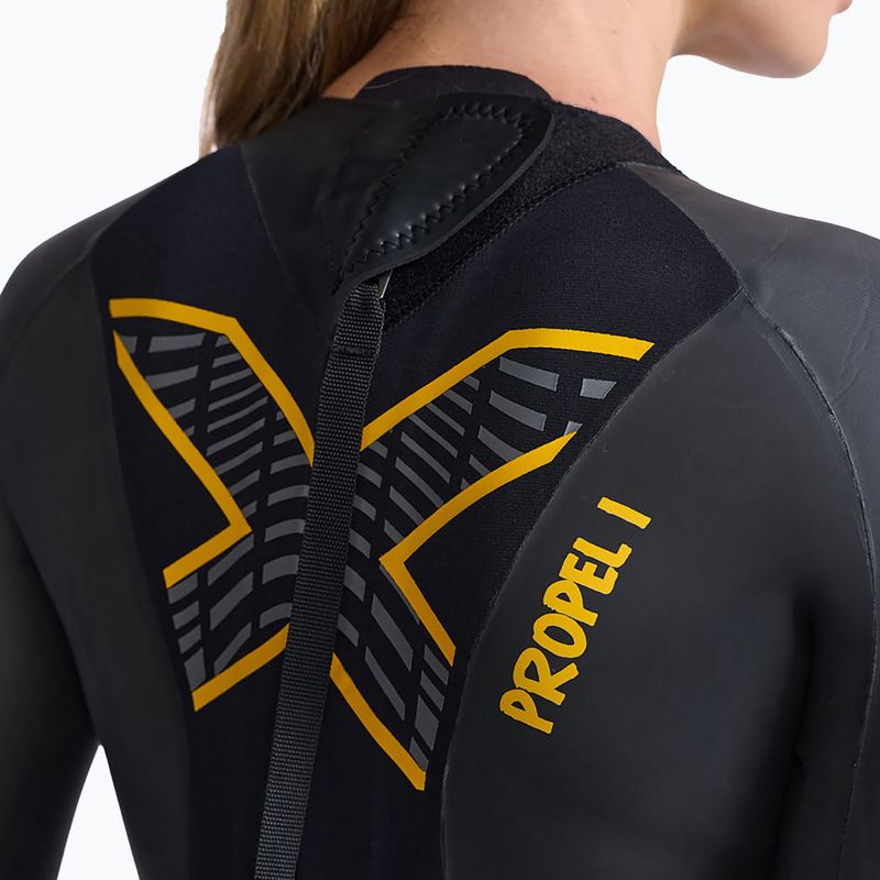 Women's triathlon wetsuit 2XU Propel:1 black/ambition WW4994C 3