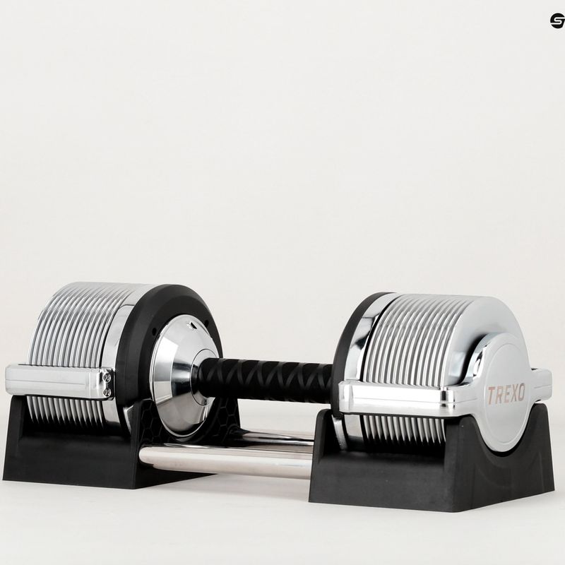 XTREXO TRX-AD32C adjustable dumbbell 3-32 kg silver 17