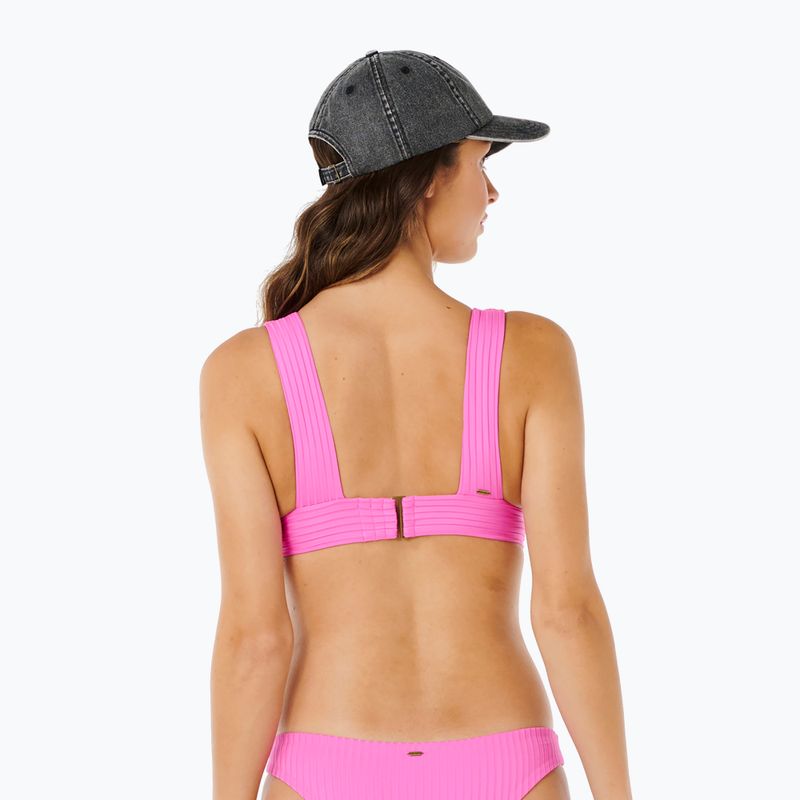 Women's two-piece swimsuit Rip Curl Premium Surf D-Dd Deep V super pink 3