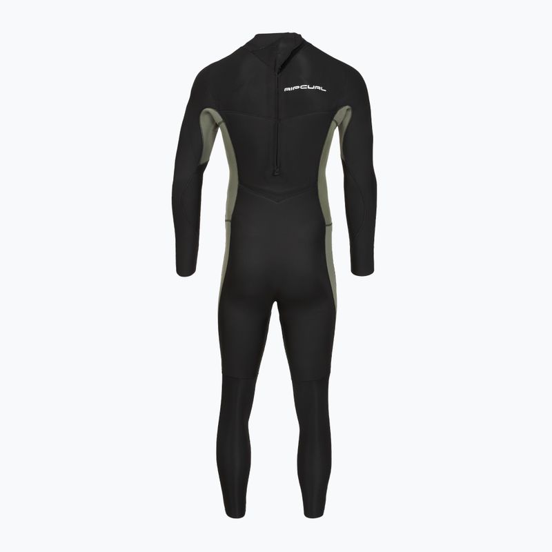 Men's wetsuit Rip Curl Dawn Patrol 4/3mm Back Zip deep cactus 3