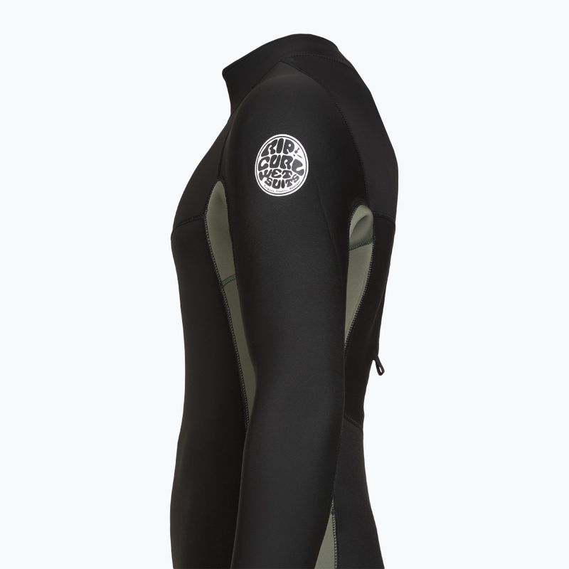 Men's wetsuit Rip Curl Dawn Patrol 4/3mm Back Zip deep cactus 6