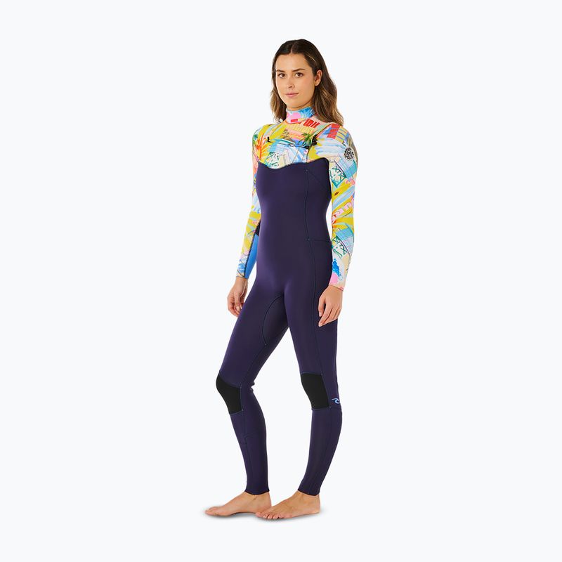 Women's swimming wetsuit Rip Curl Dawn Patrol Pro 3/2 mm Chest Zip multicolor 3