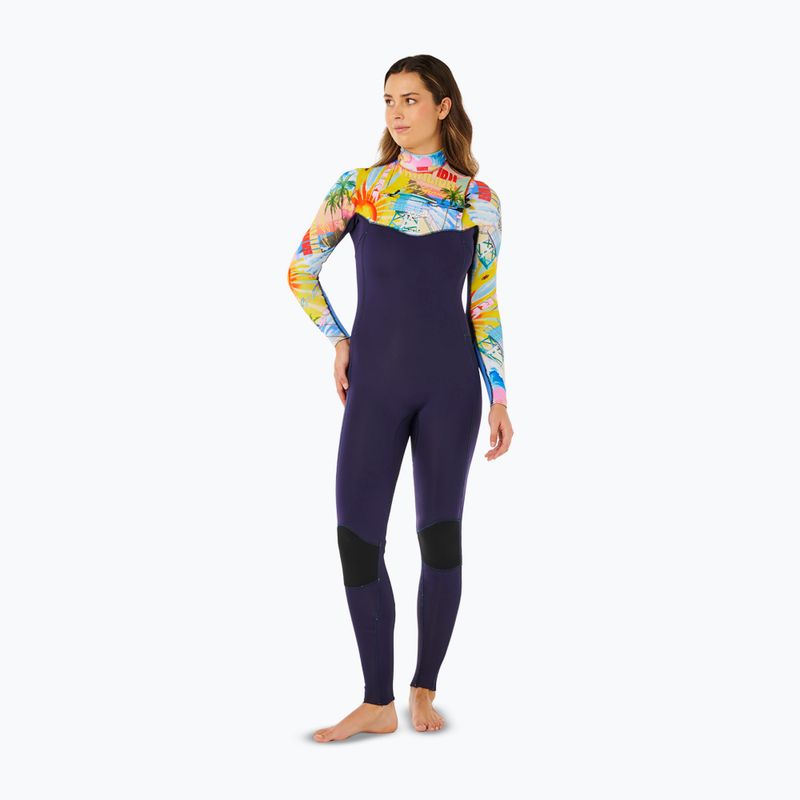 Women's swimming wetsuit Rip Curl Dawn Patrol Pro 3/2 mm Chest Zip multicolor 4