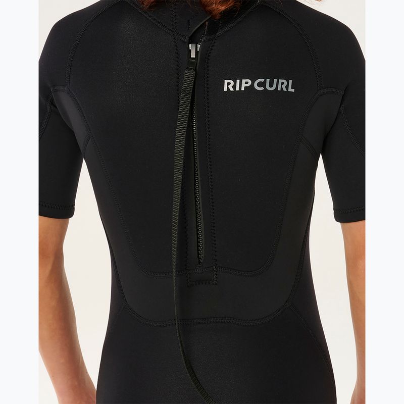 Children's swimming wetsuit Rip Curl Trad 2/2mm Back Zip Springsuit black 6