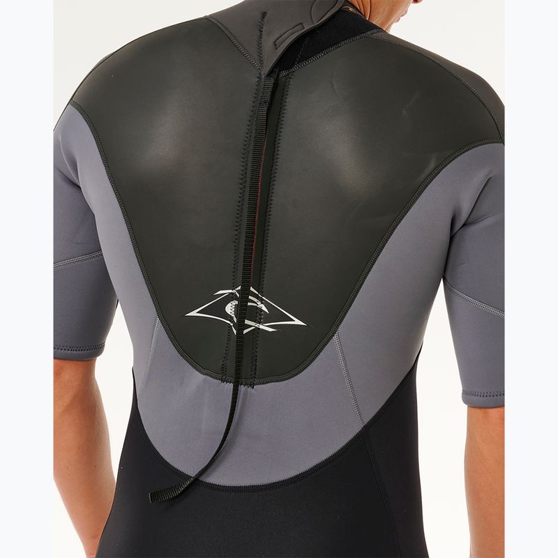 Men's swimming wetsuit Rip Curl Omega 2/2 mm Back Zip Springsuit grey 4