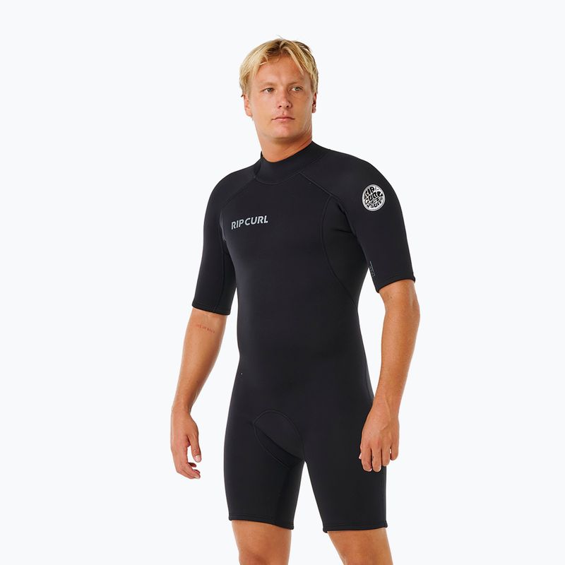 Men's swimming wetsuit Rip Curl Trad 2/2 mm Back Zip Springsuit black 3