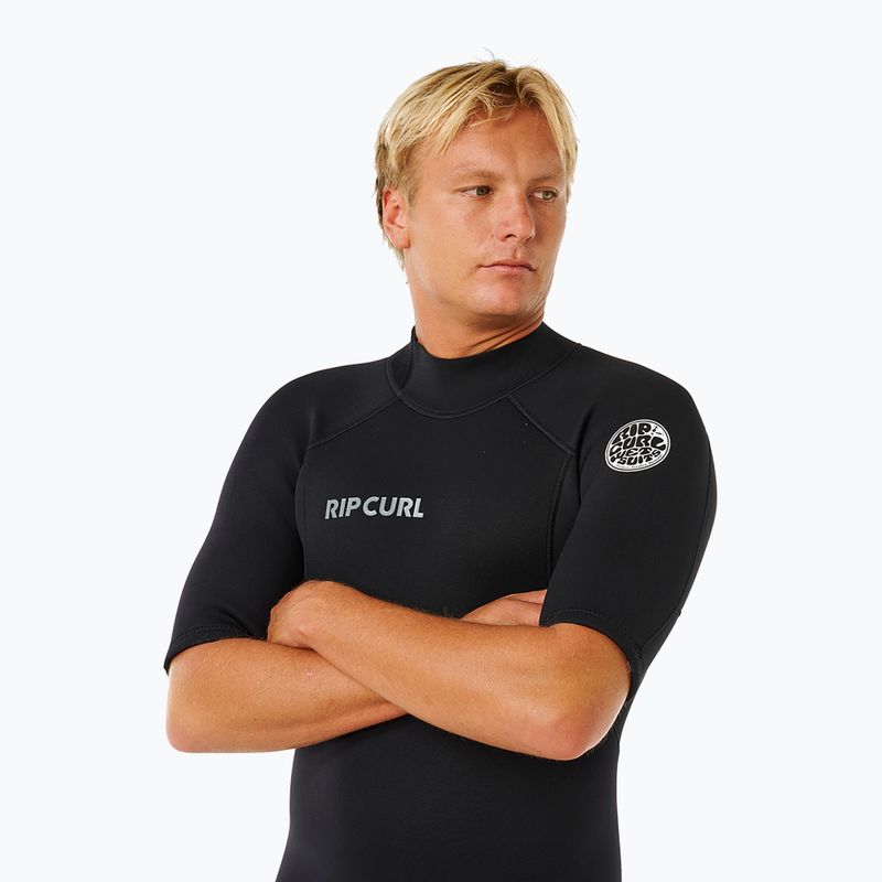 Men's swimming wetsuit Rip Curl Trad 2/2 mm Back Zip Springsuit black 4
