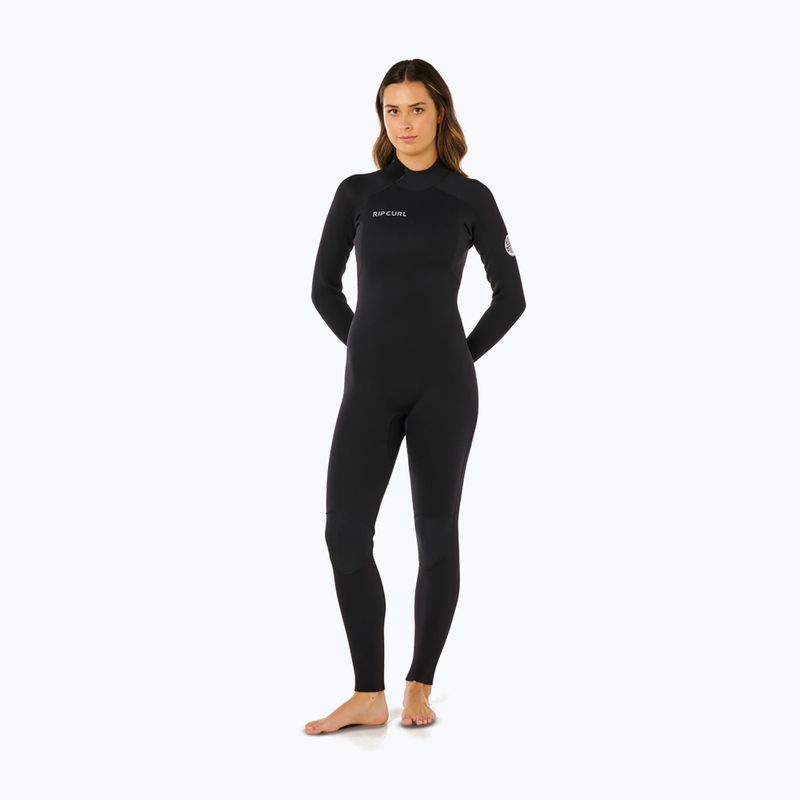 Women's swimming wetsuit Rip Curl Trad 3/2 mm Back Zip black 4
