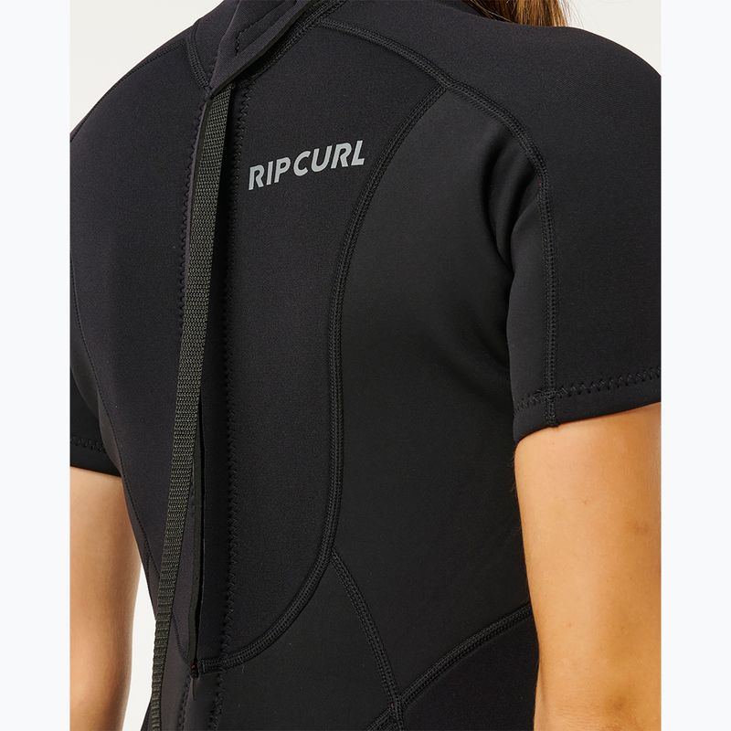 Women's swimming wetsuit Rip Curl Trad 2/2 mm Back Zip Springsuit black 6