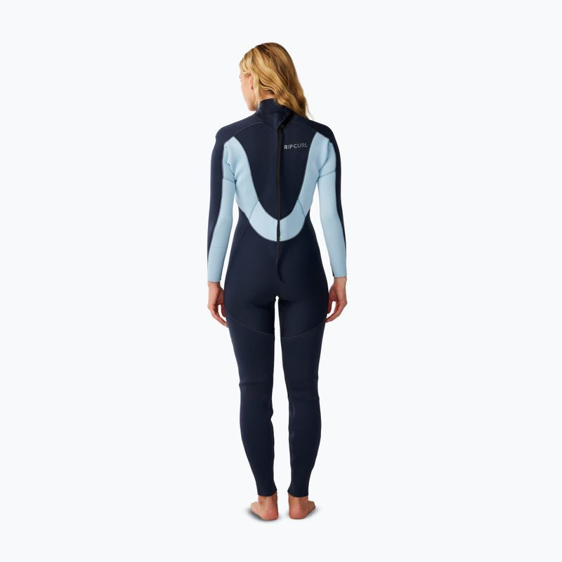 Women's swimming wetsuit Rip Curl Wms Trad Bz 4/3 mm navy 2