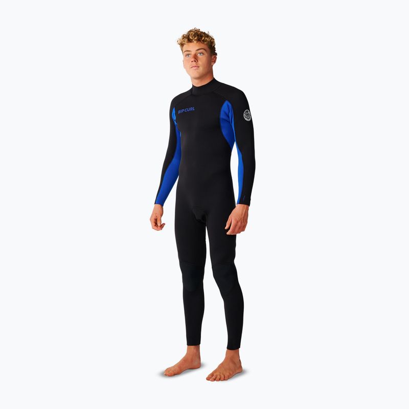 Men's swimming wetsuit Rip Curl Trad Bz 4/3 mm blue 3