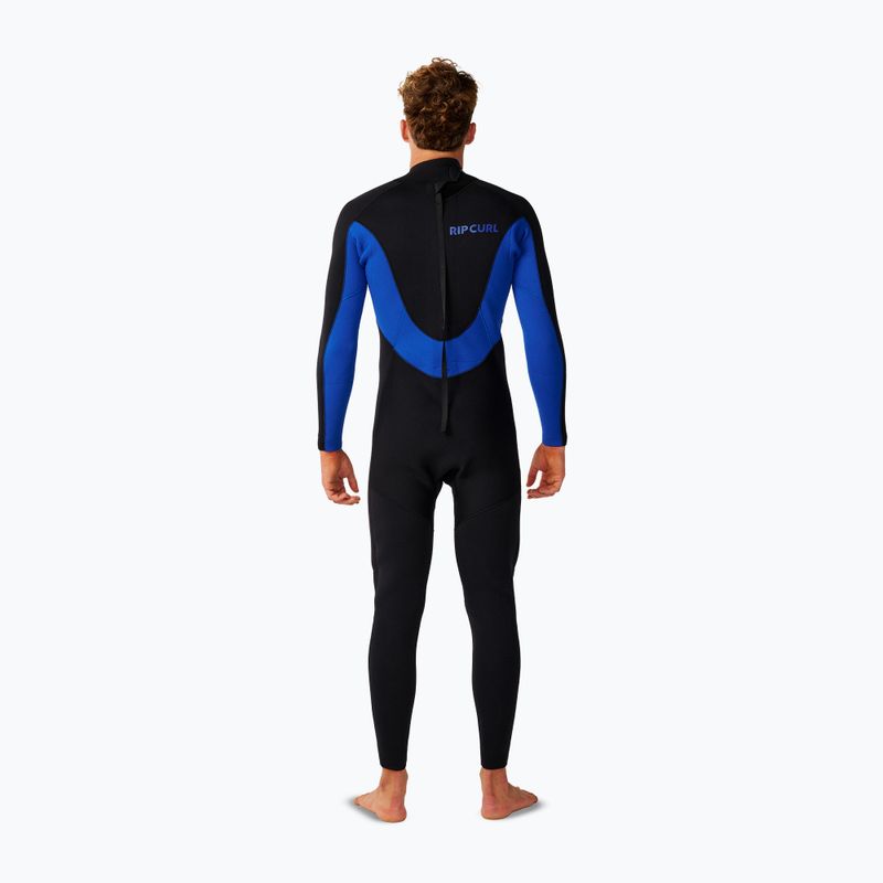 Men's swimming wetsuit Rip Curl Trad Bz 5/4 mm blue 2