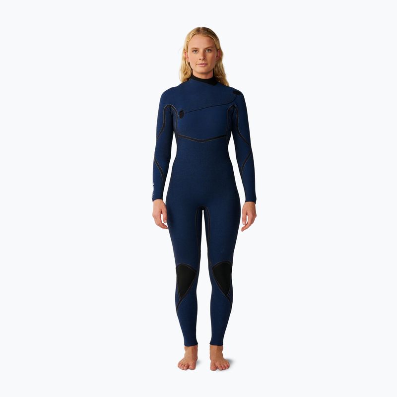 Women's swimming wetsuit Rip Curl Wms E-Bomb Zf 4/3 mm dark green 4