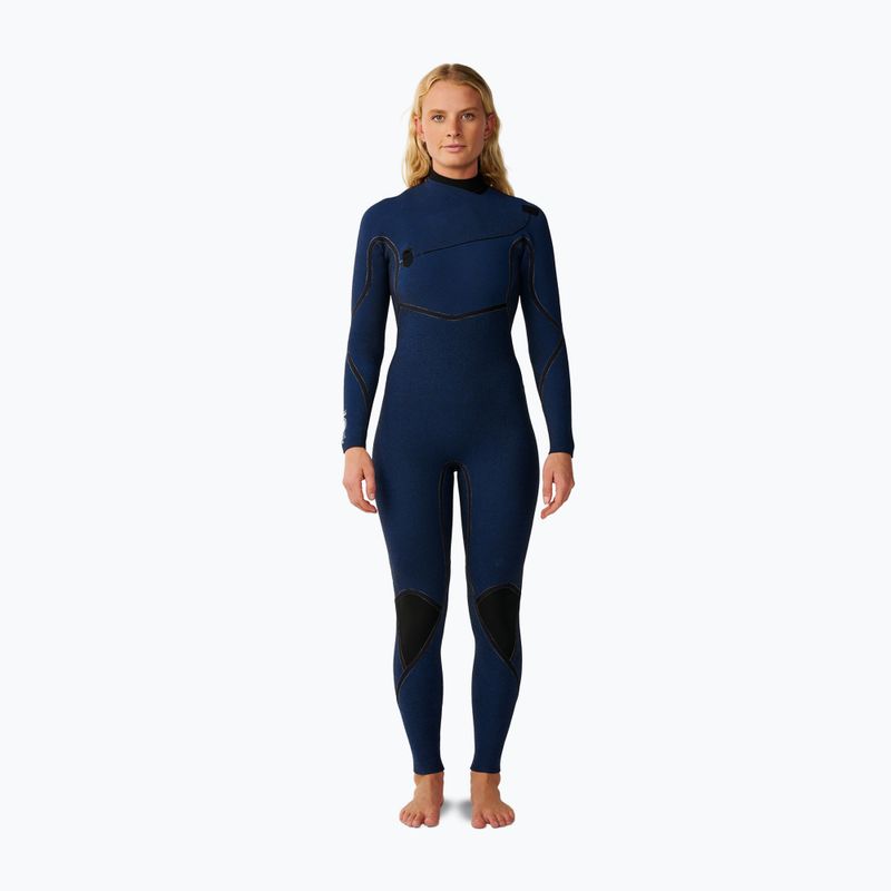 Women's swimming wetsuit Rip Curl E-Bomb Zf 3/2 mm dark green 4
