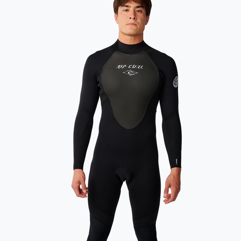 Men's swimming wetsuit Rip Curl Omega Bz 5/4 mm black 4