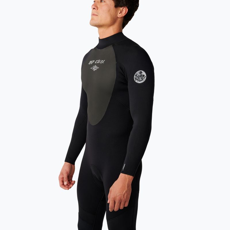 Men's swimming wetsuit Rip Curl Omega Bz 5/4 mm black 5