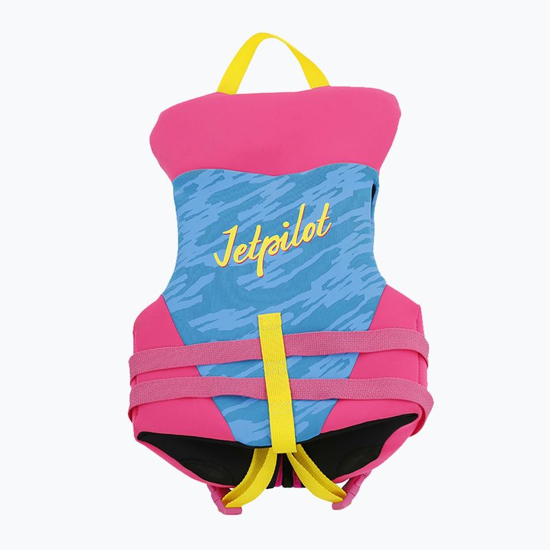 Jetpilot Cause Kids belay waistcoat blue/pink 19087 2