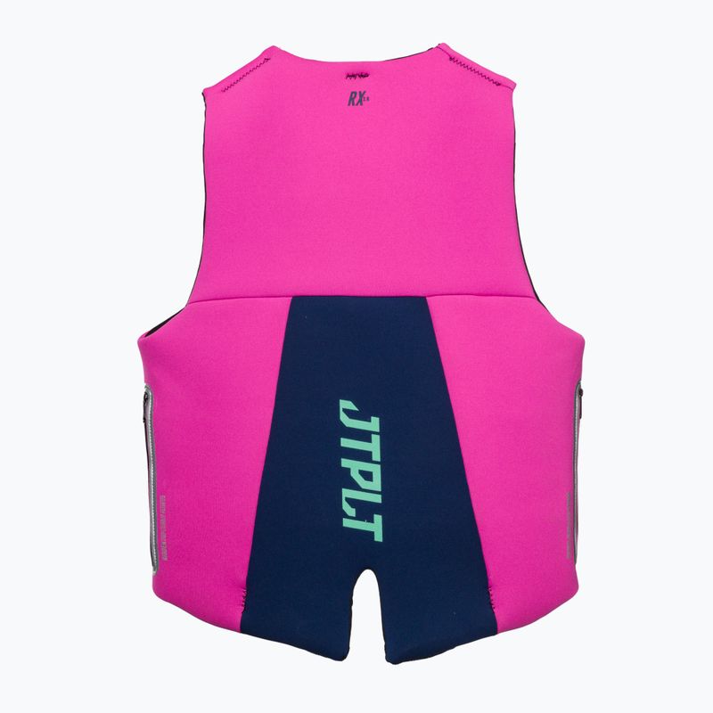 Women's Jetpilot RX Neo navy blue and pink belay waistcoat 2104601 2