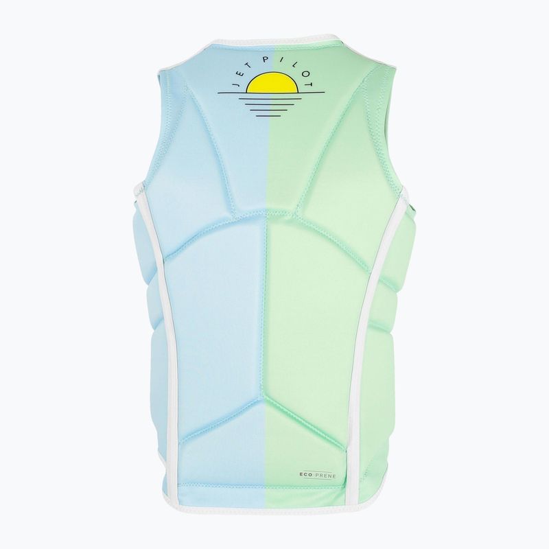 Women's Jetpilot Pacer X1 Neo protective waistcoat mintblue 2