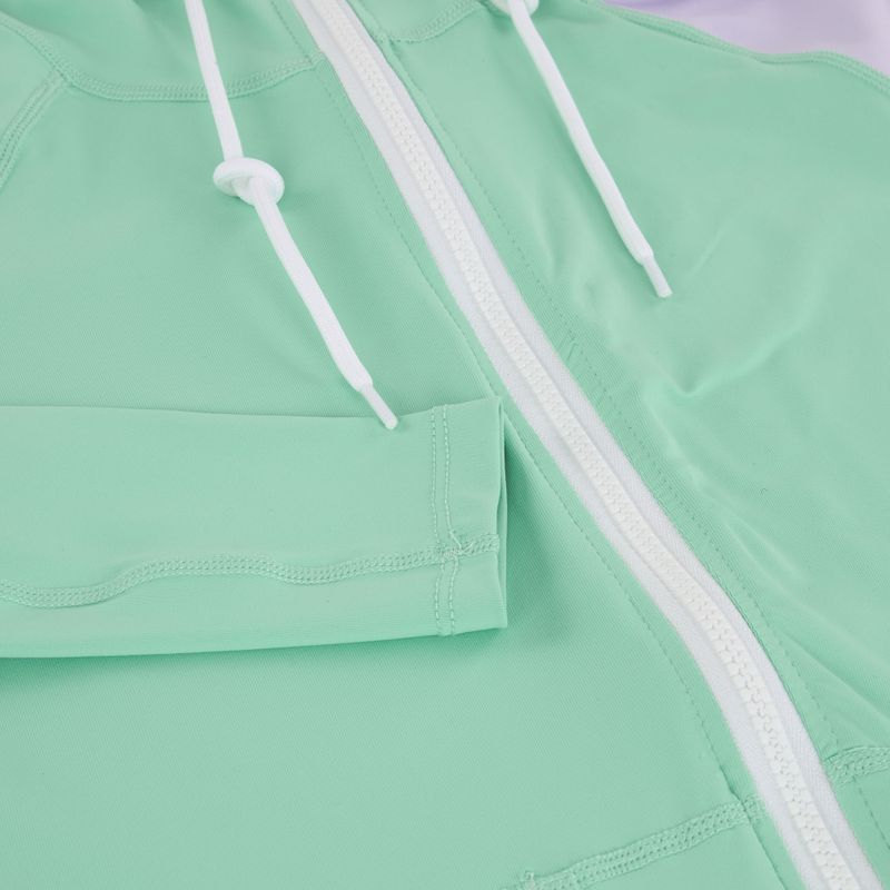 Women's Jetpilot Pacer Hooded Sweatshirt Rashie teal 7