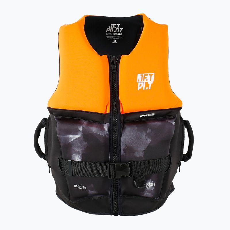 Jetpilot 3Sxty Hyperflex S-Grip Eco L50 Vest charcoal/orange