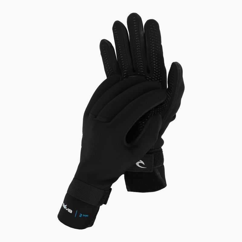 Rip Curl E Bomb 5 Finger 90 2mm black WGL5SE men's neoprene gloves