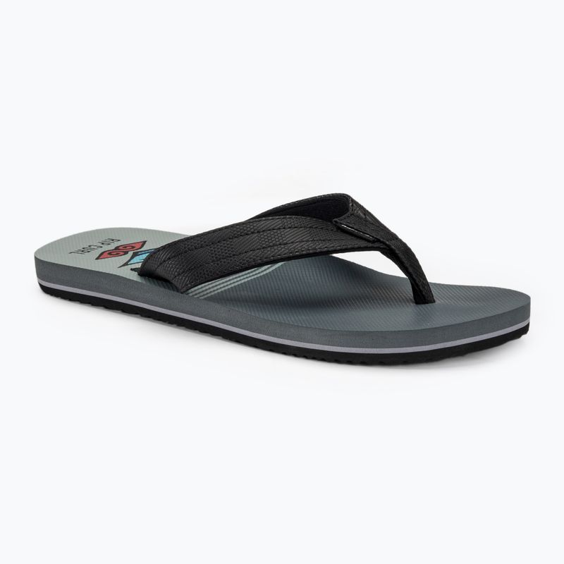 Men's Rip Curl Ripper Open Toe flip flops black/grey