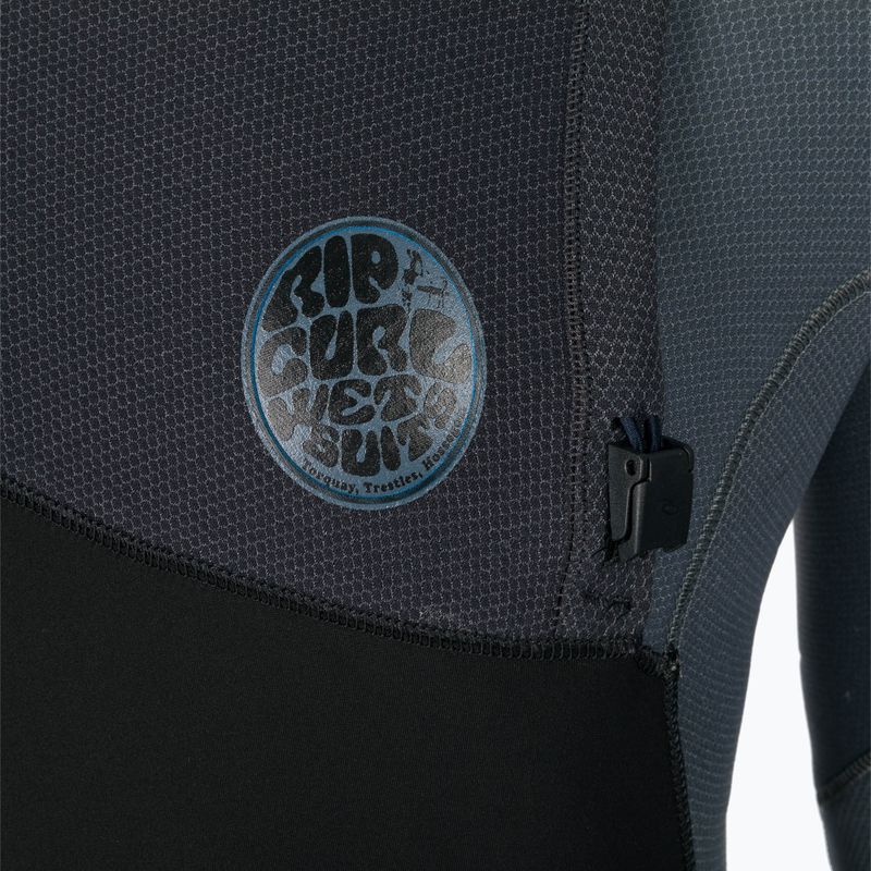 Men's Rip Curl Flashbomb Zip Free 4/3mm Swim Foam Black WSM8SF 3