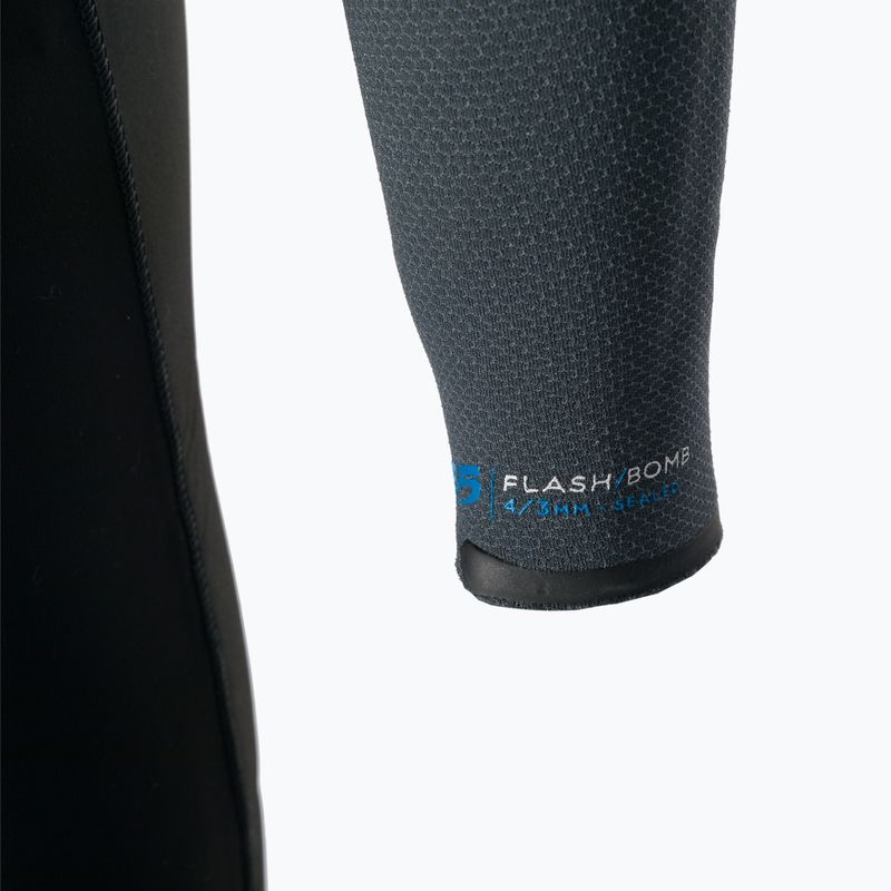 Men's Rip Curl Flashbomb Zip Free 4/3mm Swim Foam Black WSM8SF 4