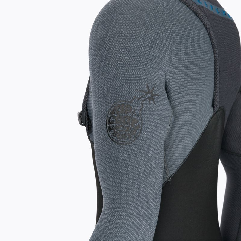 Men's Rip Curl Flashbomb Zip Free 4/3mm Swim Foam Black WSM8SF 7
