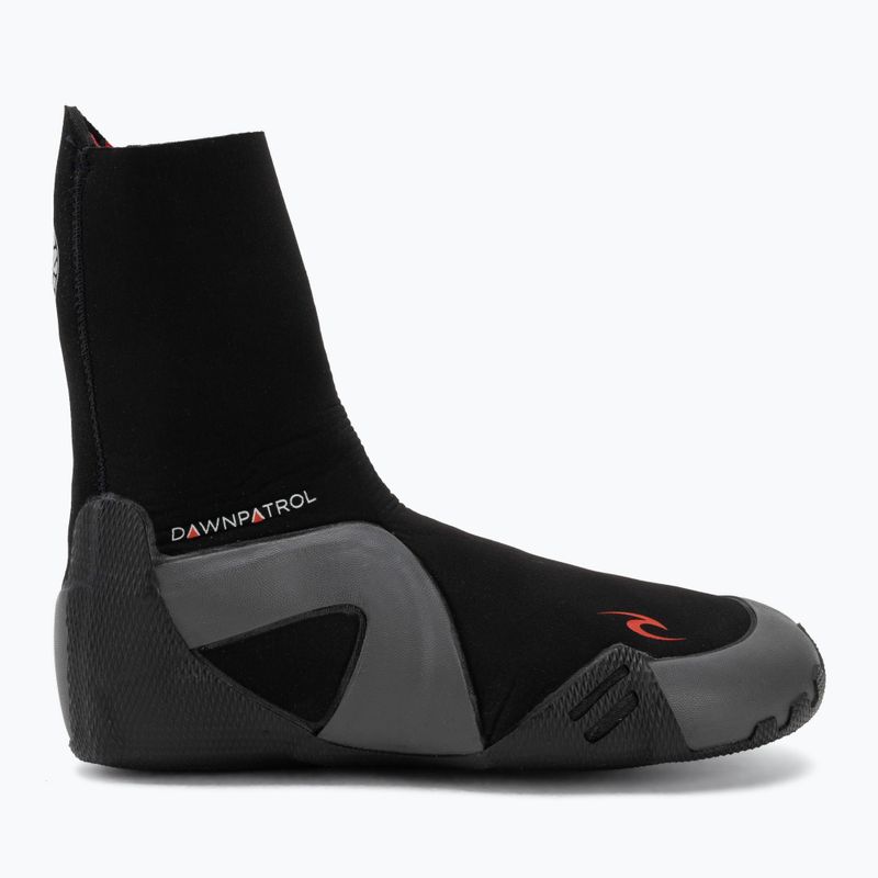 Men's neoprene boots Rip Curl Dawn Patrol 5 mm Round Toe black 2