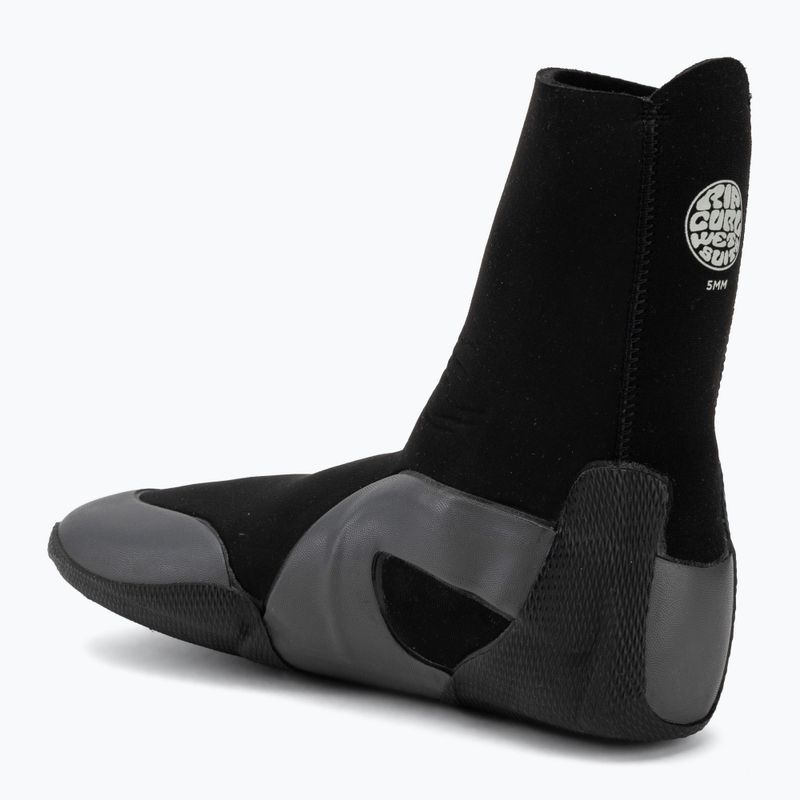 Men's neoprene boots Rip Curl Dawn Patrol 5 mm Round Toe black 3