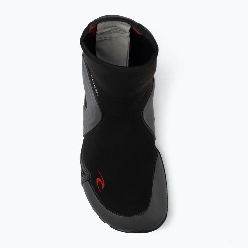Men's neoprene boots Rip Curl Dawn Patrol 5 mm Round Toe black 6