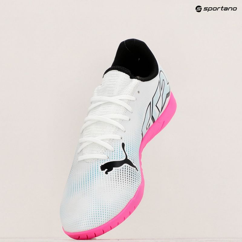 PUMA Future 7 Play IT football boots puma white/puma black/poison pink 9