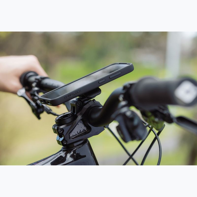 Bike phone mount Quad Lock Stem Cap Mount Adjustable black 4