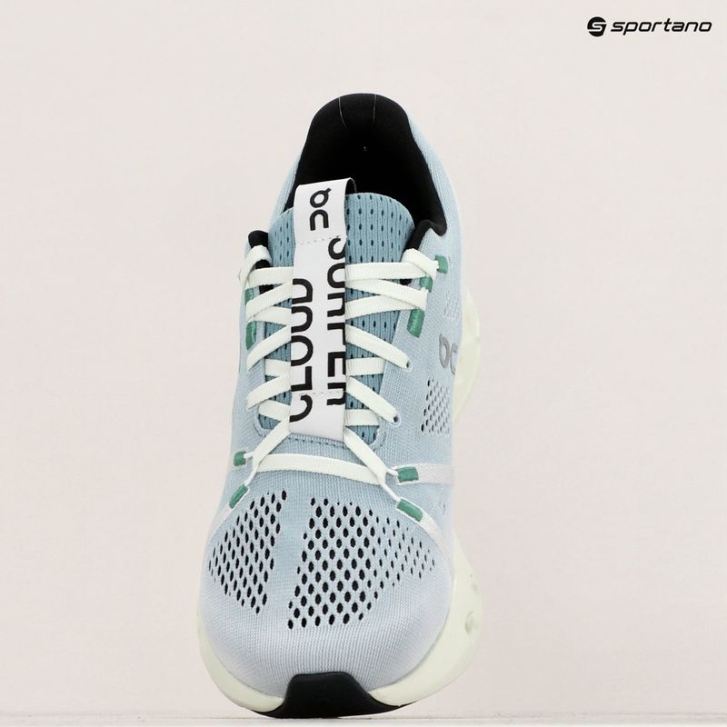 Men's On Running Cloudsurfer mineral/aloe running shoes 9