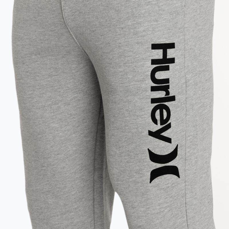 Hurley men's O&O Track trousers dark heather grey 3