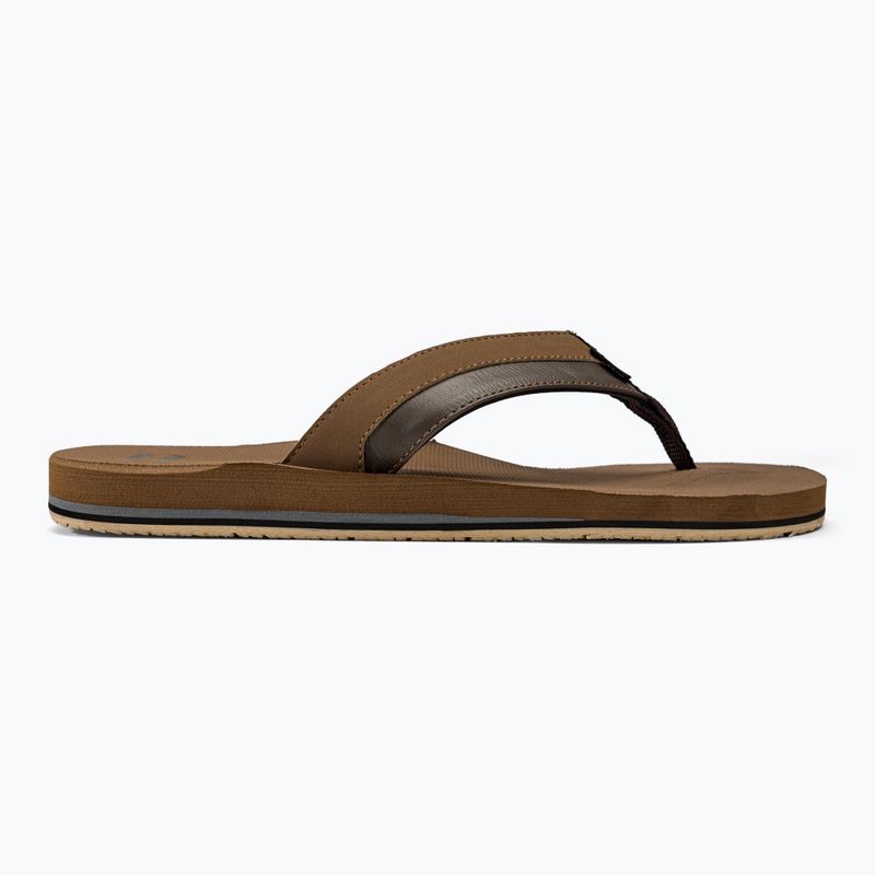 Men's flip flops Billabong All Day Impact camel 2