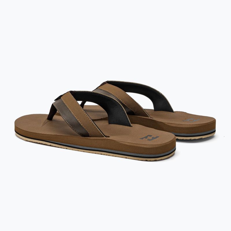 Men's flip flops Billabong All Day Impact camel 3