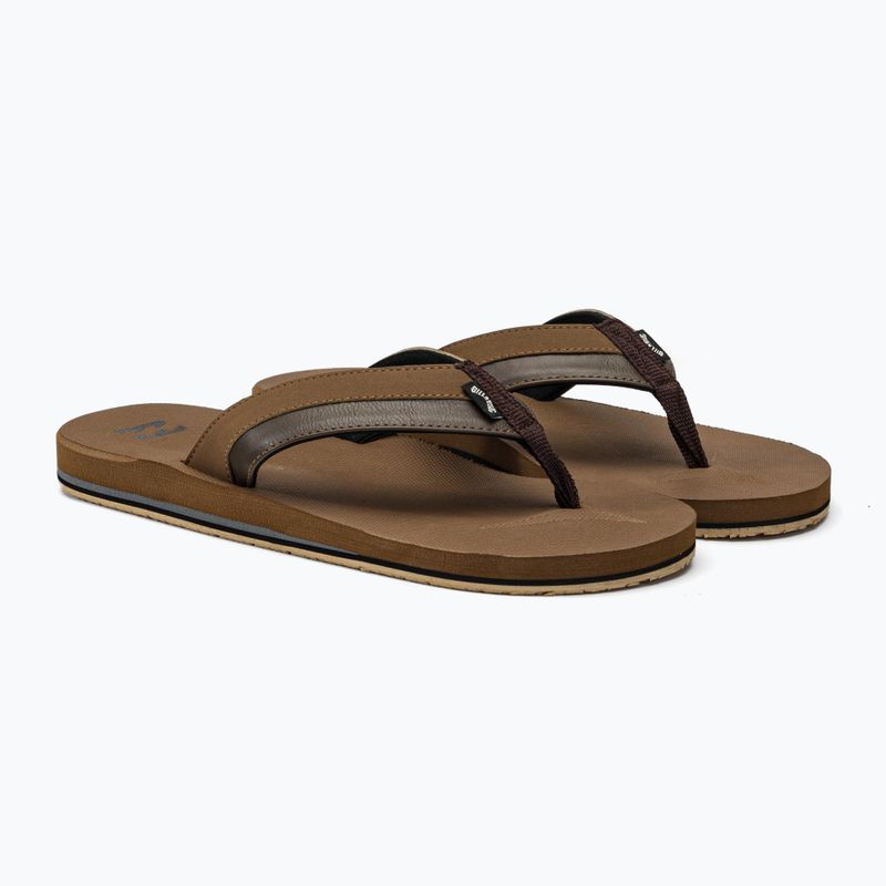 Men's flip flops Billabong All Day Impact camel 4